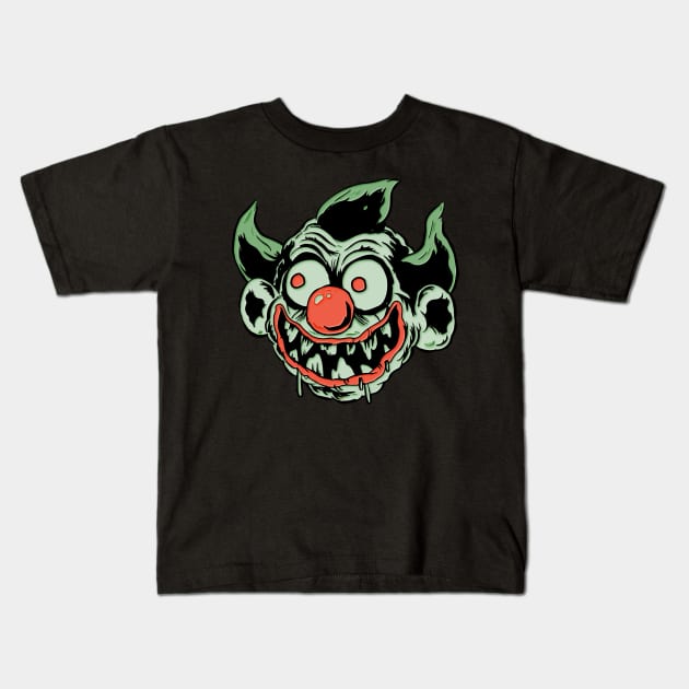 Killer Klowns Kids T-Shirt by MokeyDesign